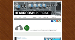 Desktop Screenshot of headroommastering.com